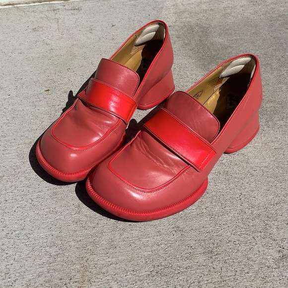 Orange Fluevog Loafers - Picture 4 of 15